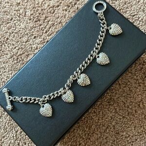 Juicy Couture silver charm bracelet